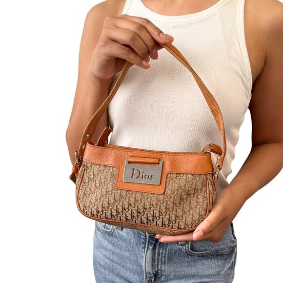 Christian Dior Vintage 2005 Trotter Monogram Street Chic Shoulder Bag [106487] - Picture 1 of 15